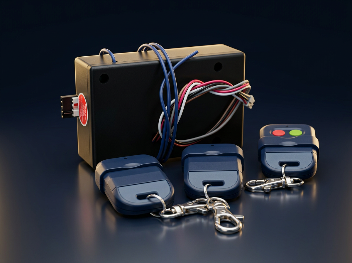 Wireless 330MHz and 433MHz autogate remote control key fobs